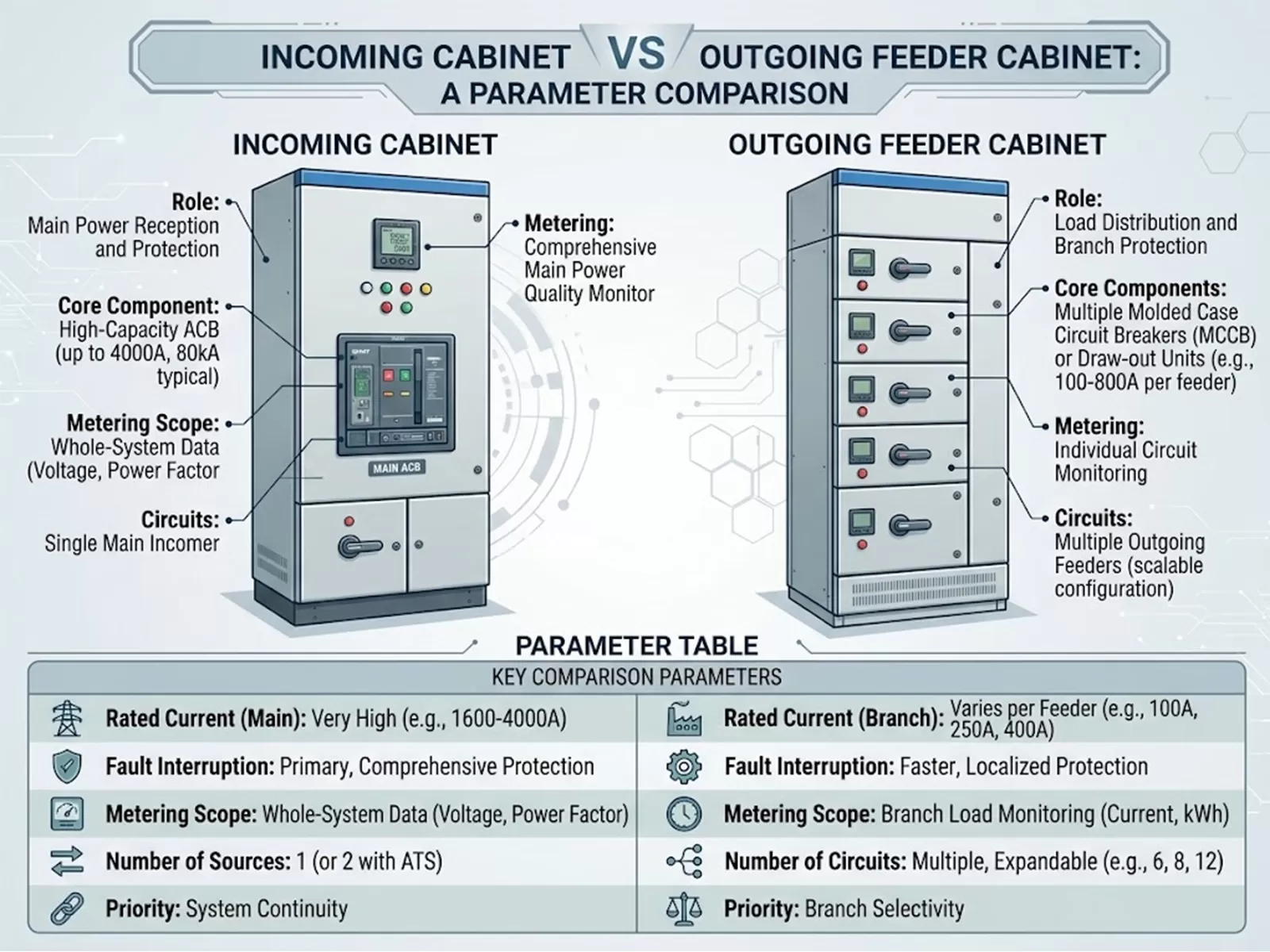 Incoming vs. Outgoing Feeder Cabinets: A Complete Configuration Guide